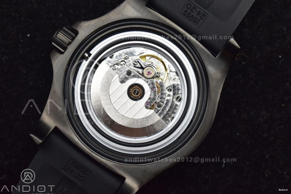 Bezel Blue On Dial A2824 1:1 Best Superocean Edition Black Black Automatic TF Strap Rubber 44 0329